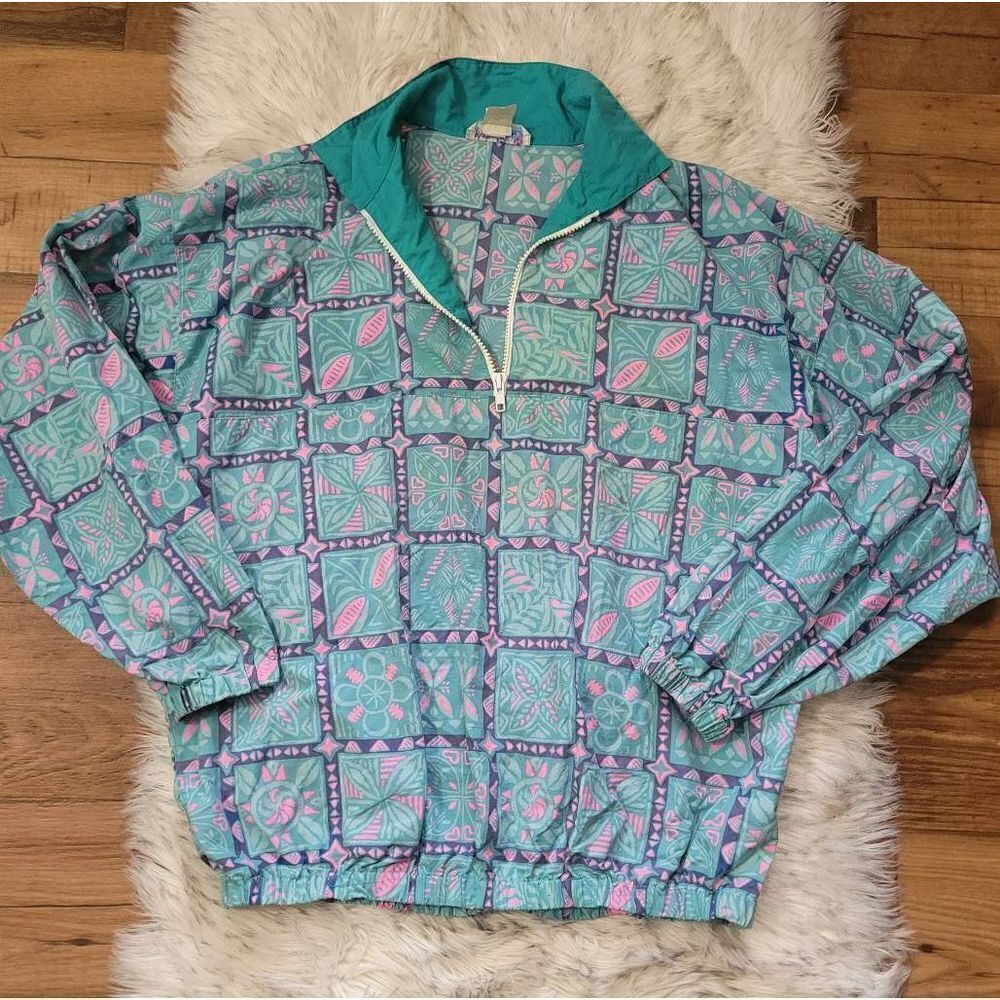 Vintage Water Prints Oversized Pullover, M/L
